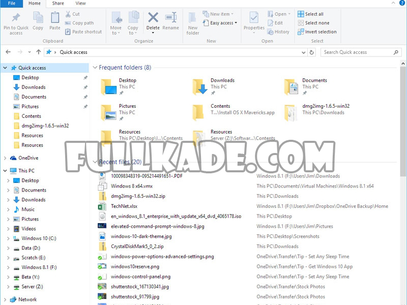 آموزش حذف فایل ها و پوشه ها از Quick Access ویندوز 10