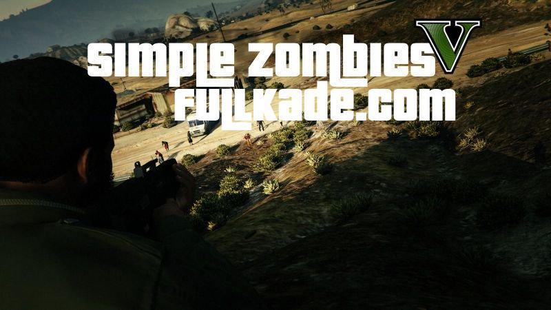 دانلود مود زامبی Simple Zombies 1.0.2d برای GTA V