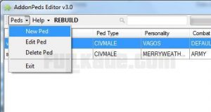 آموزش addonpeds editor آموزش addonpeds editor