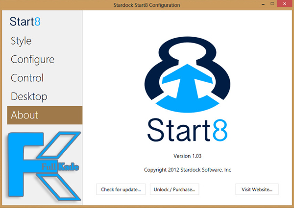 دانلود Stardock Start8 v1.56 – منوی استارت ویندوز 7 برای ویندوز 8 و 8.1