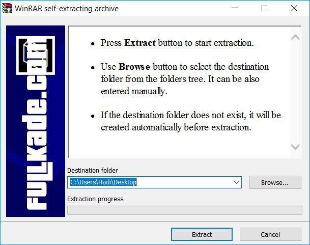 آموزش ساخت فایل فشرده EXE با WinRAR در ویندوز