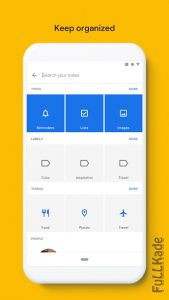 Google Keep - notes and lists