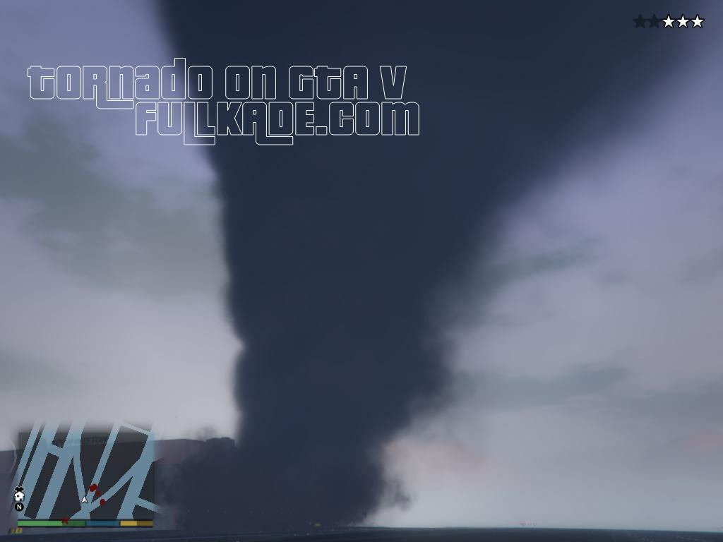 مود گردباد برای GTA V (Tornado 1.3.1 یک طوفان عظیم، هولناک و وحشتناک)