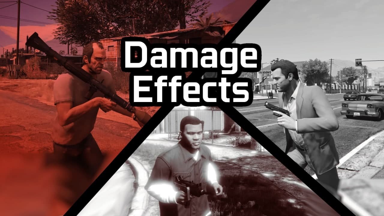 دانلود مود Damage Effects 2.0 برای GTA V – افکت آسیب و جراحت