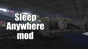 مود Sleep anywhere برای GTA V