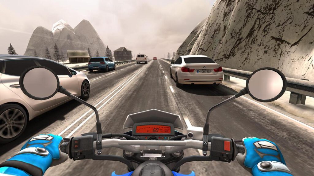 دانلود Traffic Rider 1.70 اندروید  بازی موتور سواری در ترافیک + مود