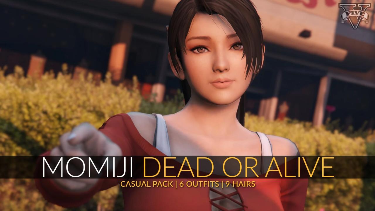 دانلود کاراکتر Momiji در Dead Or Alive 5 برای GTA V