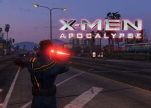 X-men Cyclops eye powers دانلود مود سایکلاپس اسکات سامرز ایکسمن برای GTA V