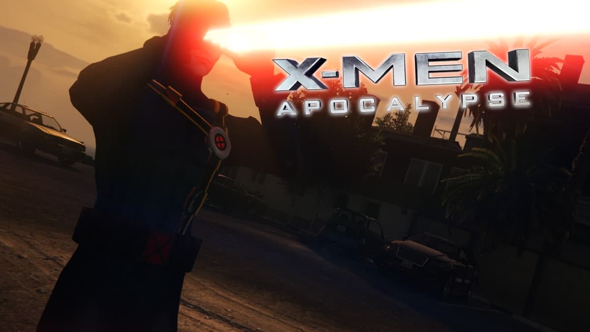 دانلود مود X-men Cyclops eye powers سایکلاپس اسکات سامرز ایکسمن برای GTA V