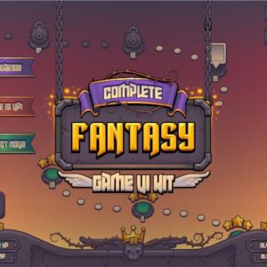 دانلود پکیج Complete Fantasy Game UI kit طراحی رابط کاربری فانتزی