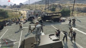 دانلود مود Zombie War Beta3 برای GTA V - جنگ زامبی در جی تی ای وی