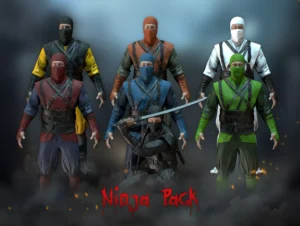 پکیج Ninja Pack - PBR برای یونیتی